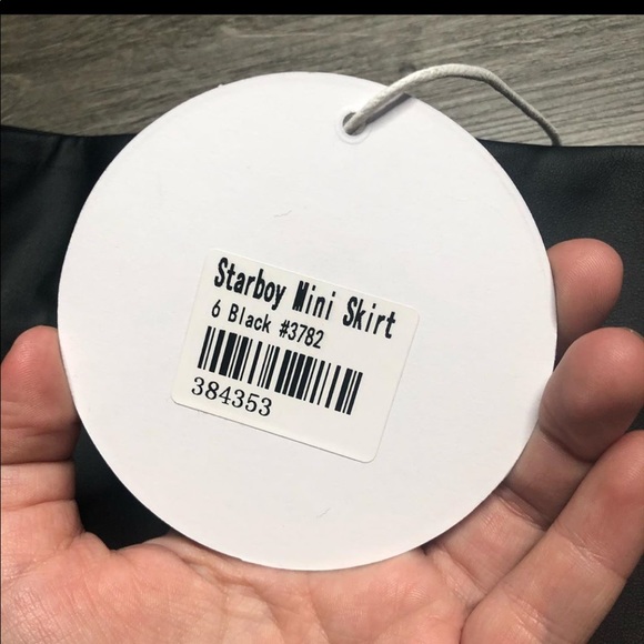 Princess Polly STARBOY MINI SKIRT BLACK size US 2 - Picture 8 of 10